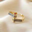 Fuchsia Glow Ring