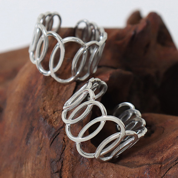 Spiral Shine Ring