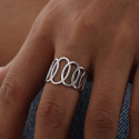 Spiral Shine Ring