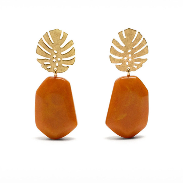 Sunflare Leaves Earrings