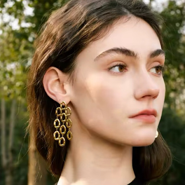 Golden Mirage Earrings