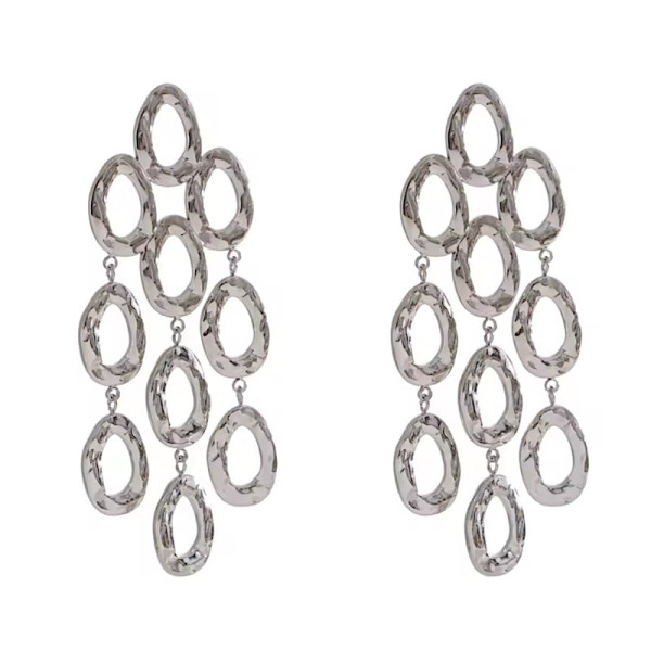 Silver Mirage Earrings