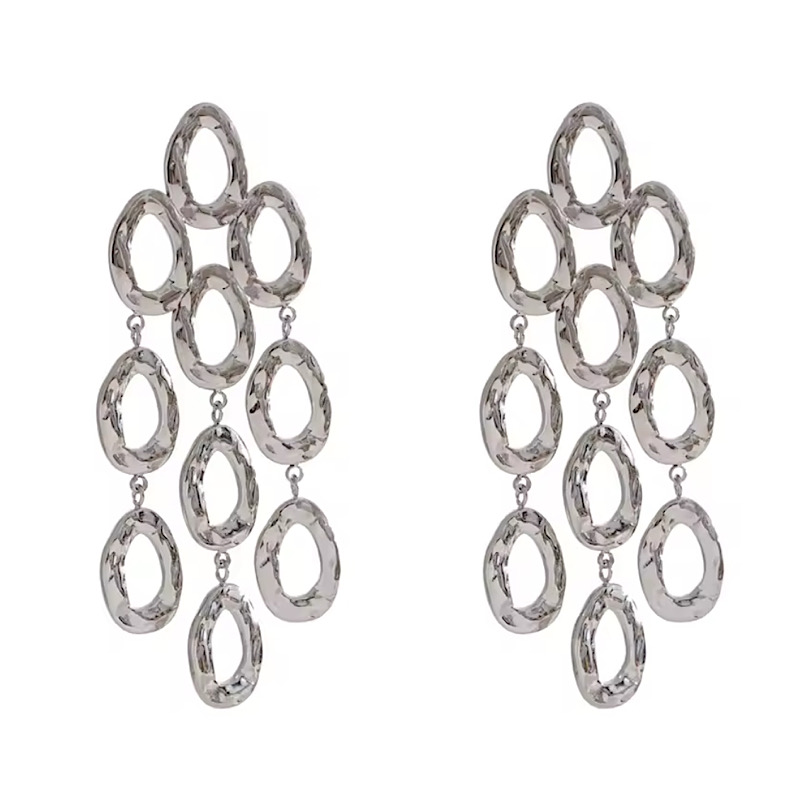 Silver Mirage Earrings Silver Mirage Earrings