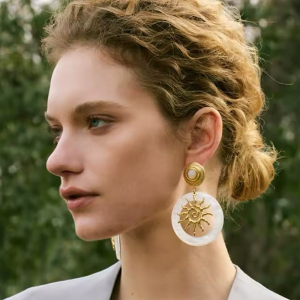 Solar Halo Earrings