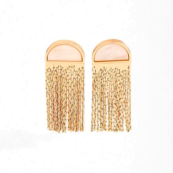 Golden Cascade Earrings