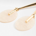 Pearl Drop Gold Earrings